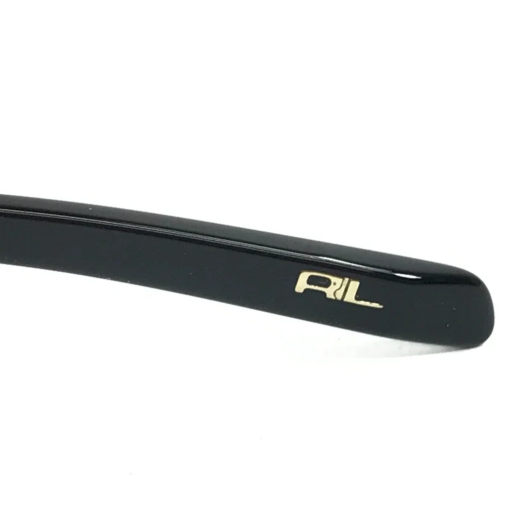 Vintage Ralph Lauren Eyeglasses Frames RL1405 807 Shiny Black Round 48-15-135